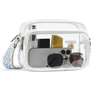 Clear Bag For Women Stadium Approved Clear Bags Small Crossbody Purse Trendy For